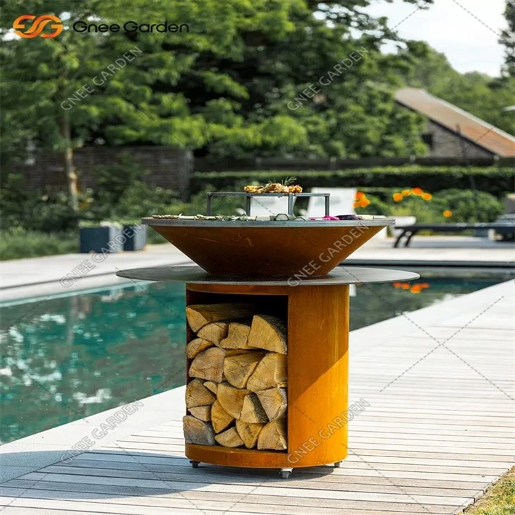 BBQ Barbecue Grill Corten Steel Grill
