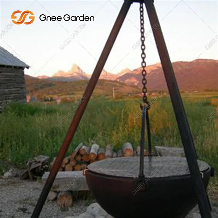 Corten Steel BBQ Black Barbecue Grill
