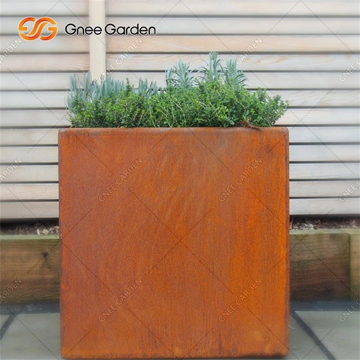 Customized Metal Planters Corten Steel