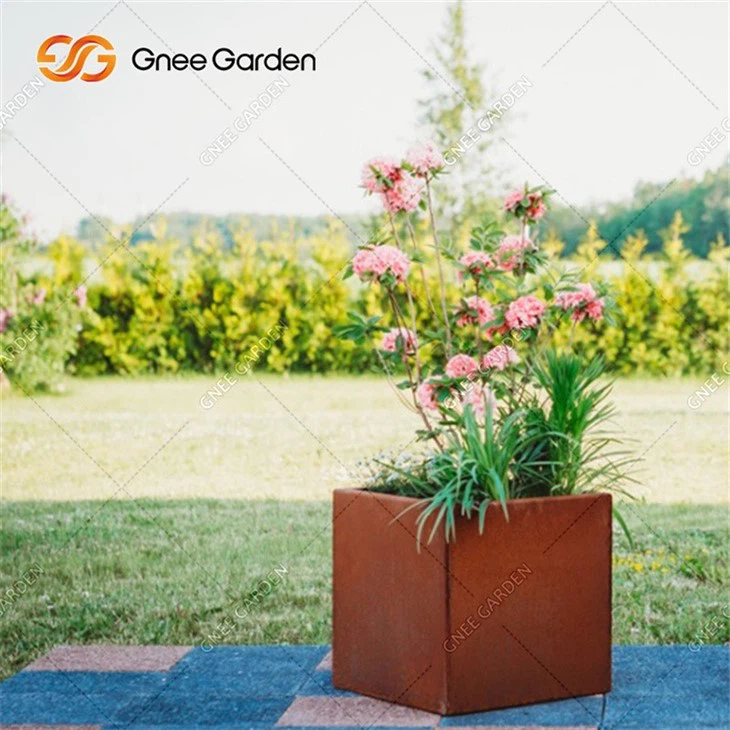 Customized Metal Planters Corten Steel