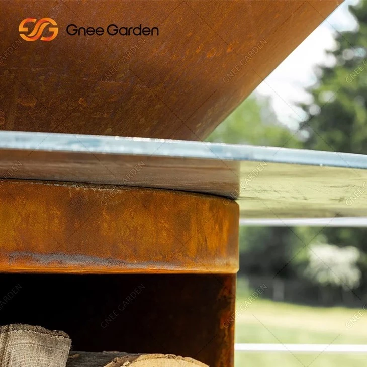 Rusty Corten Steel Hot-selling BBQ Grill