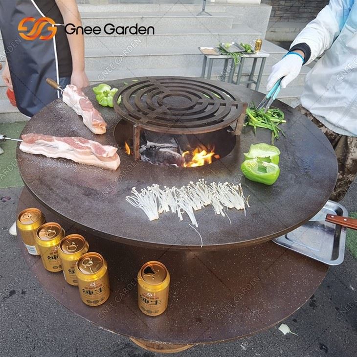 Rusty Corten Steel Hot-selling BBQ Grill