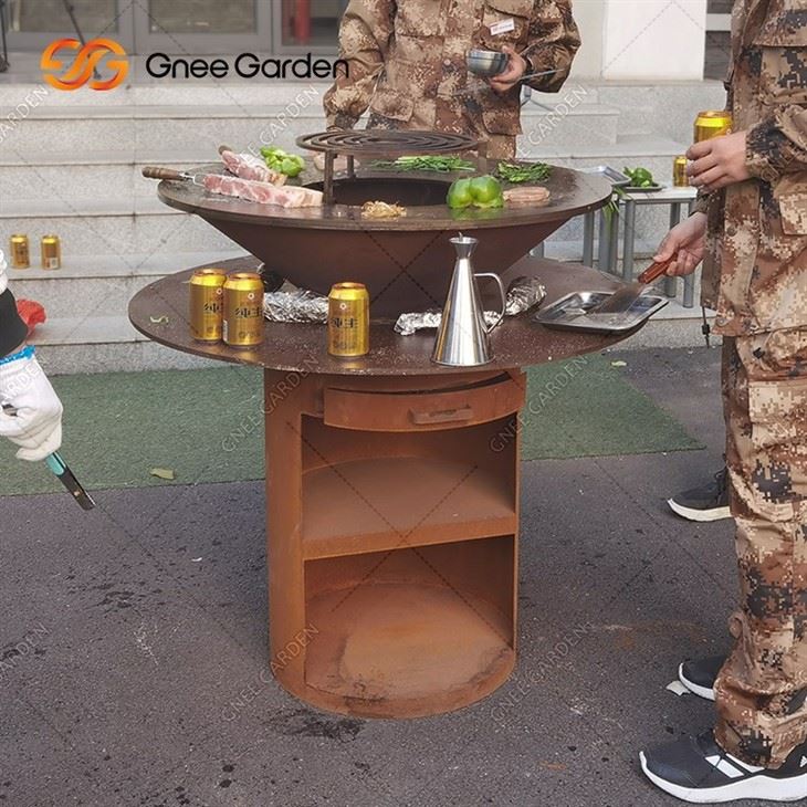 Rusty Corten Steel Hot-selling BBQ Grill