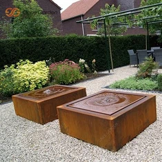 Вештачки водопад од челика Цортен