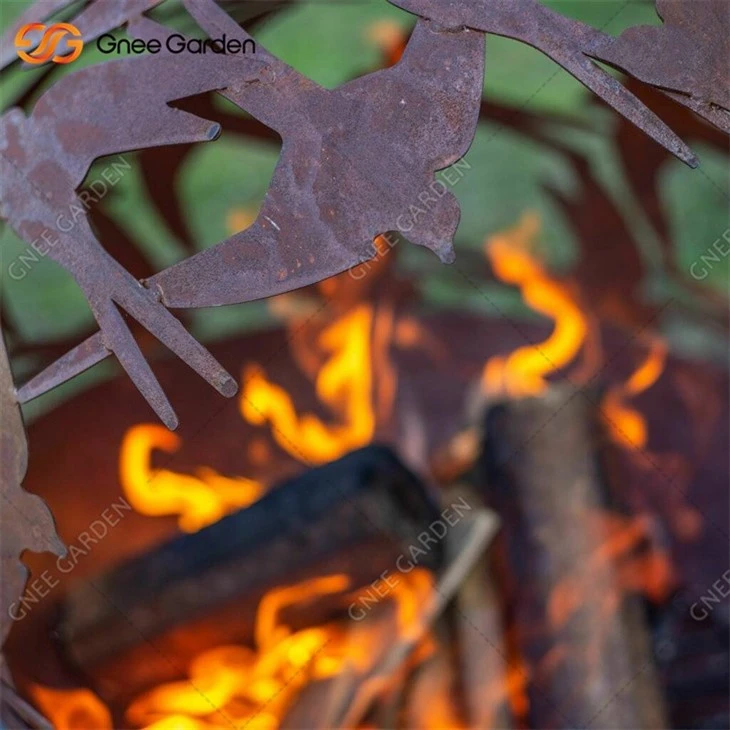 Corten Steel Ball Outdoor Sculpture