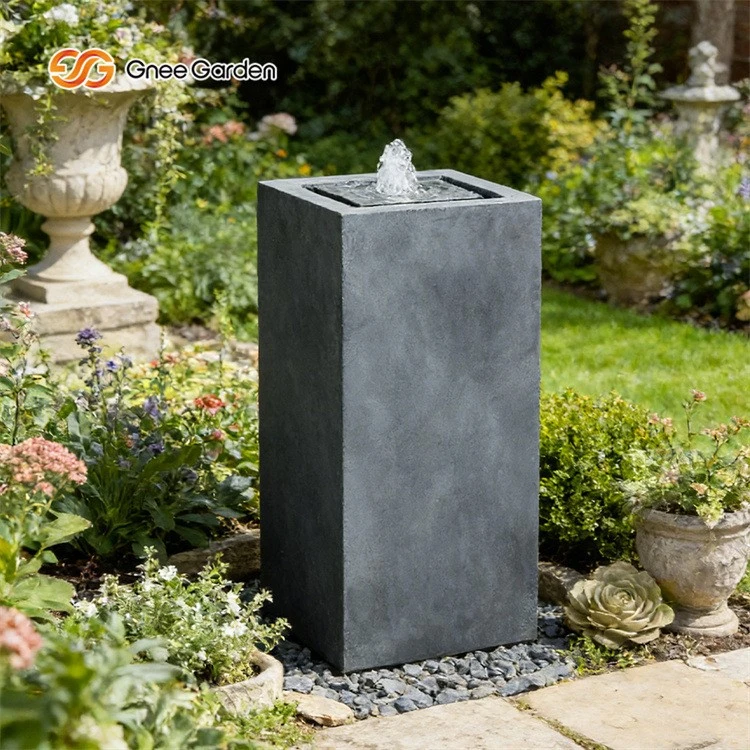 Outdoor Plug-in Electric Steel Water Feature Outdoor Plug-in Electric Steel Water Feature
